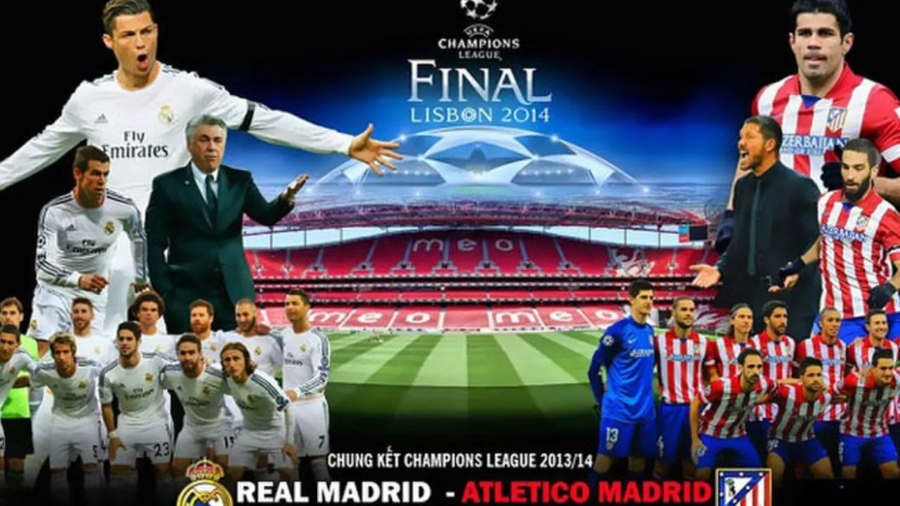 Chung kết C1 Real vs Atletico 2014